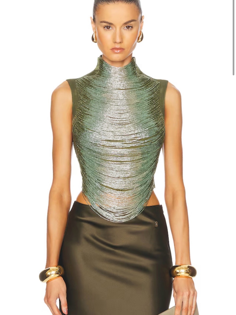 cult gaia Taraji top cedar multi